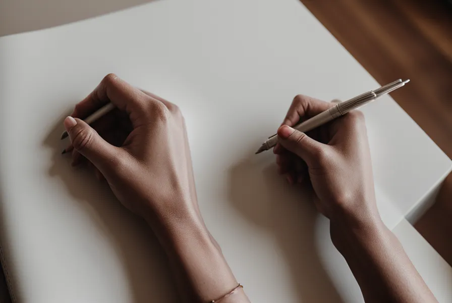 Nahaufnahme einer Hand, die über Modul 3 des MPU Masterplans zögert.