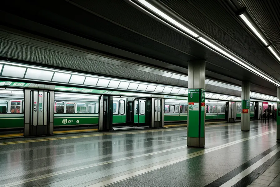 Blick auf eine Münchner U-Bahn-Station bei Nacht, symbolisch für den Weg zur MPU.